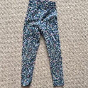 Mini Boden Blue Floral Kids Leggings